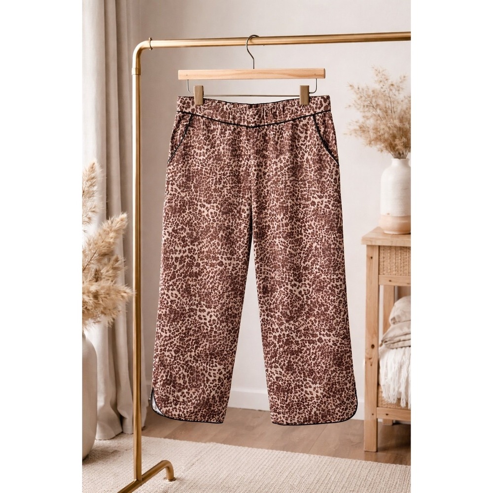 Secret‎ Treasures Leopard Pajama Pants Women's M Lounge Sleepwear - Picture 1 of 9